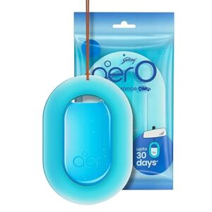 Godrej aer O – Hanging Car Air Freshener | Car Accessories | Cool Aqua (7.5g)